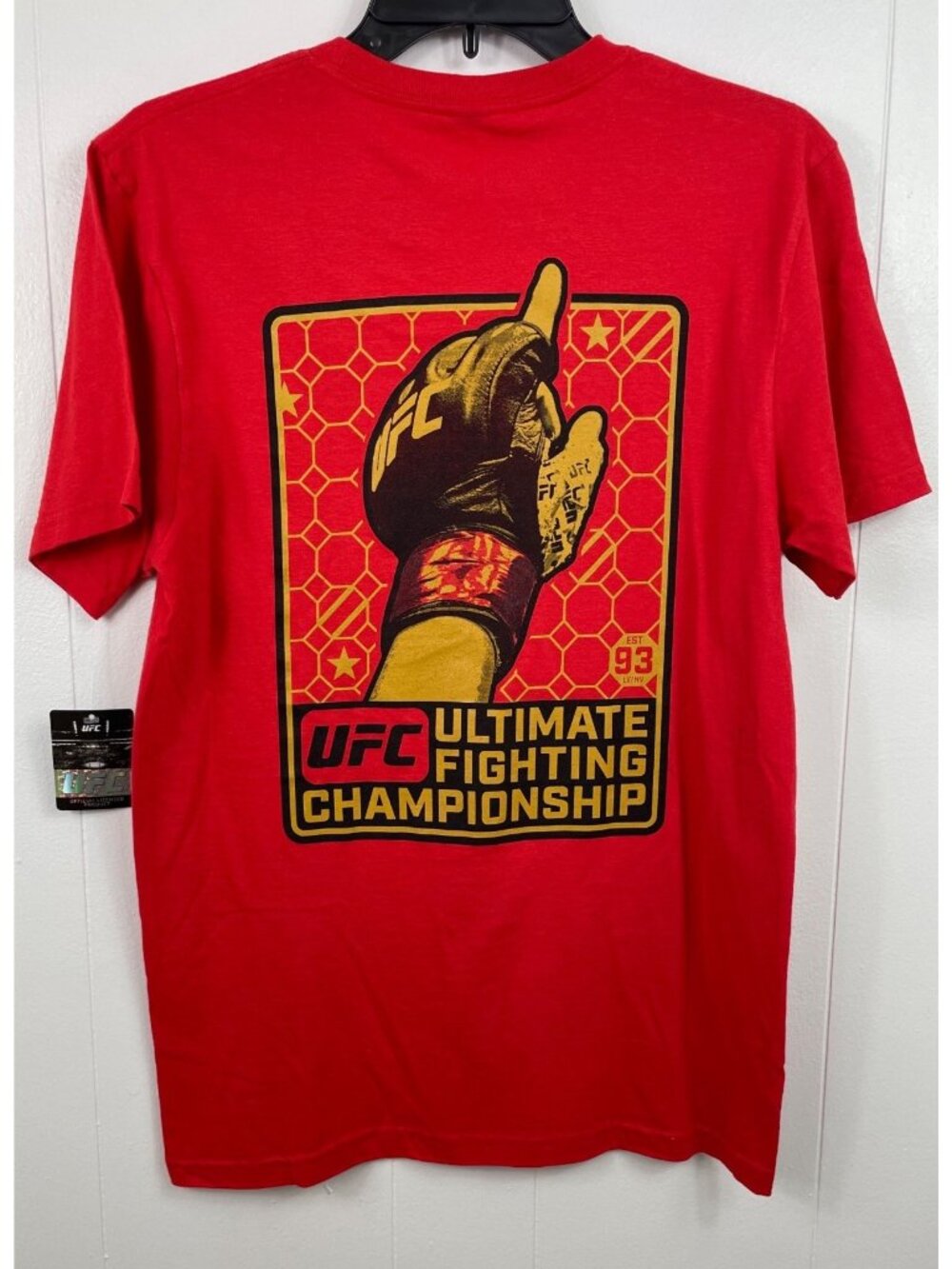 Ultimate Fighting Championship UFC Red Short Sleeve Graphic T-shirt Mens Size S - Picture 2 of 8